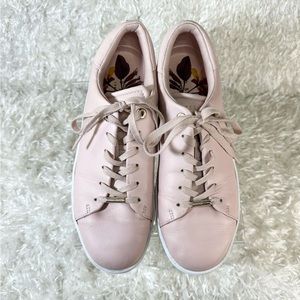 Ted Baker Leather Casual Sneakers- Indre Pink Women’s Size 9.5